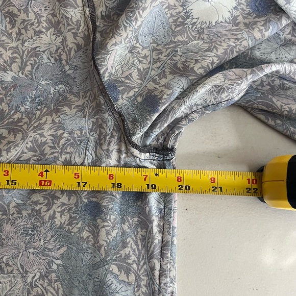 Zadig & Voltaire Rhona Wild Garden Floral Sz S Flutter Sleeves Midi Dress - Picture 9 of 12